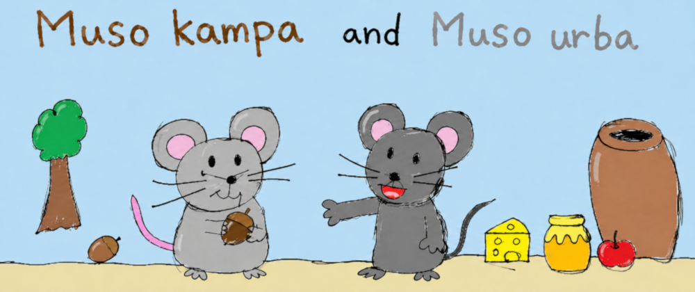 Cover image for Muso kampa and Muso urba (田舎のねずみと町のねずみ)