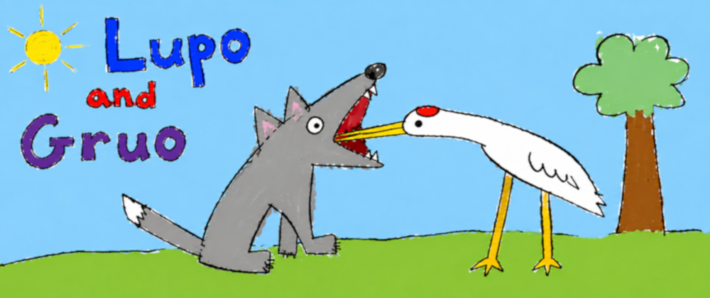 Cover image for Lupo and Gruo (狼と鶴)